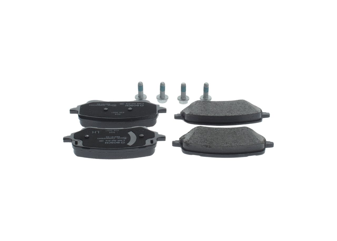 BOSCH 0 986 460 016 - Bremsbelagsatz, Scheibenbremse