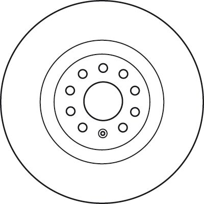 TRW DF6133S - Bremsscheibe