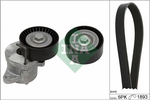Schaeffler INA 529 0349 10 - Keilrippenriemensatz