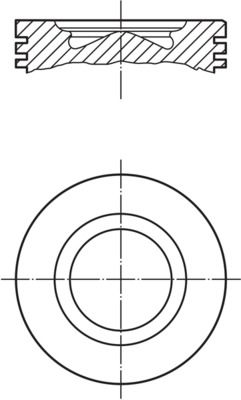 MAHLE 007 PI 00107 001 - Kolben