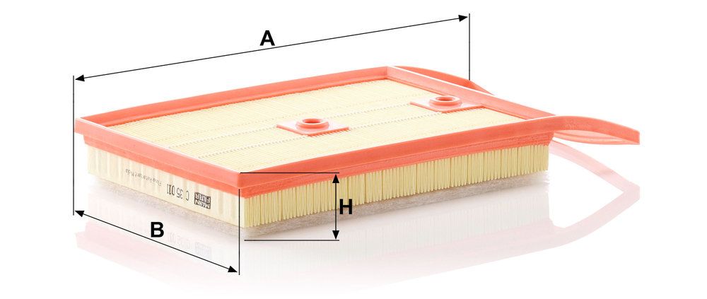 MANN-FILTER C 35 011 - Luftfilter