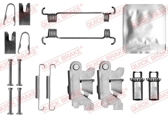 QUICK BRAKE 105-0875S - Zubehörsatz, Feststellbremsbacken