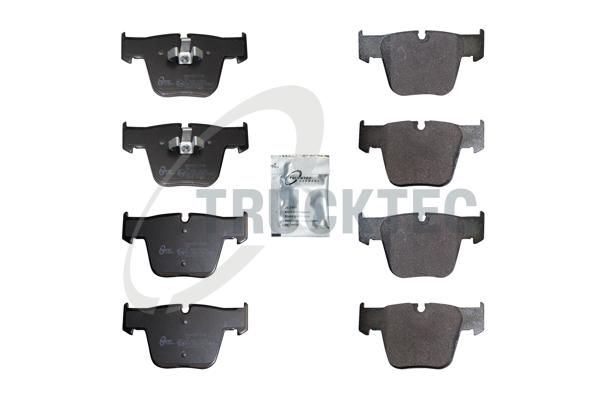 TRUCKTEC AUTOMOTIVE 02.35.571 - Bremsbelagsatz, Scheibenbremse