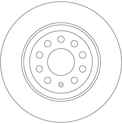 TRW DF6504 - Bremsscheibe