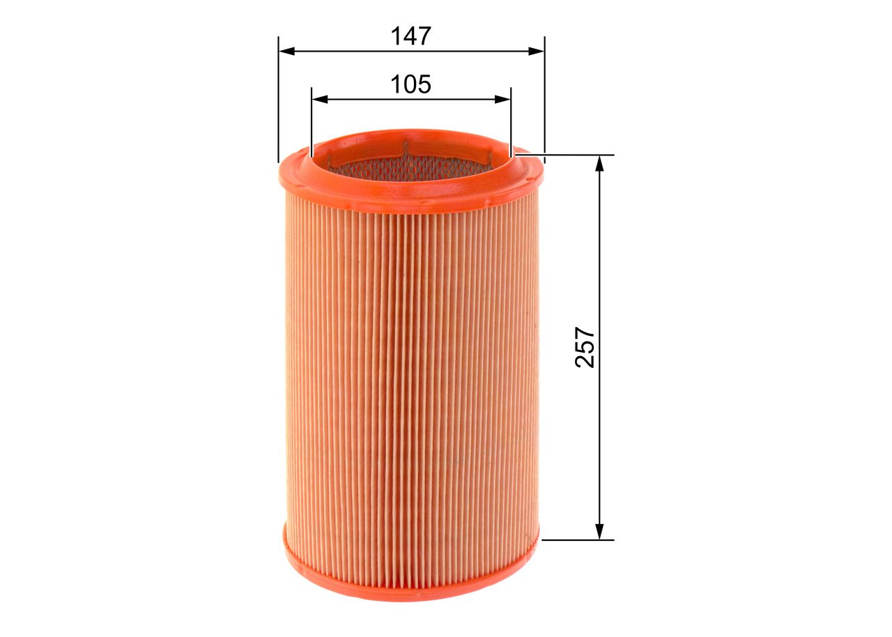 BOSCH 1 457 433 791 - Luftfilter