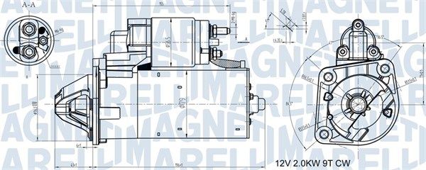 MAGNETI MARELLI 063721408010 - Starter