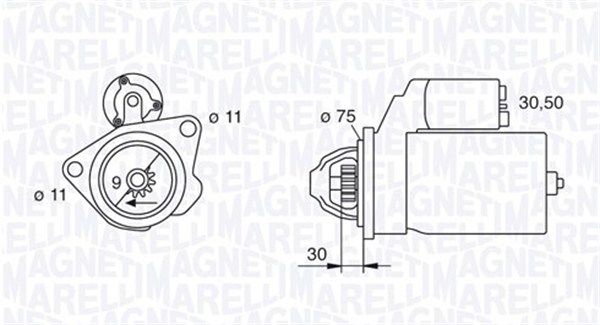 MAGNETI MARELLI 063280034010 - Starter