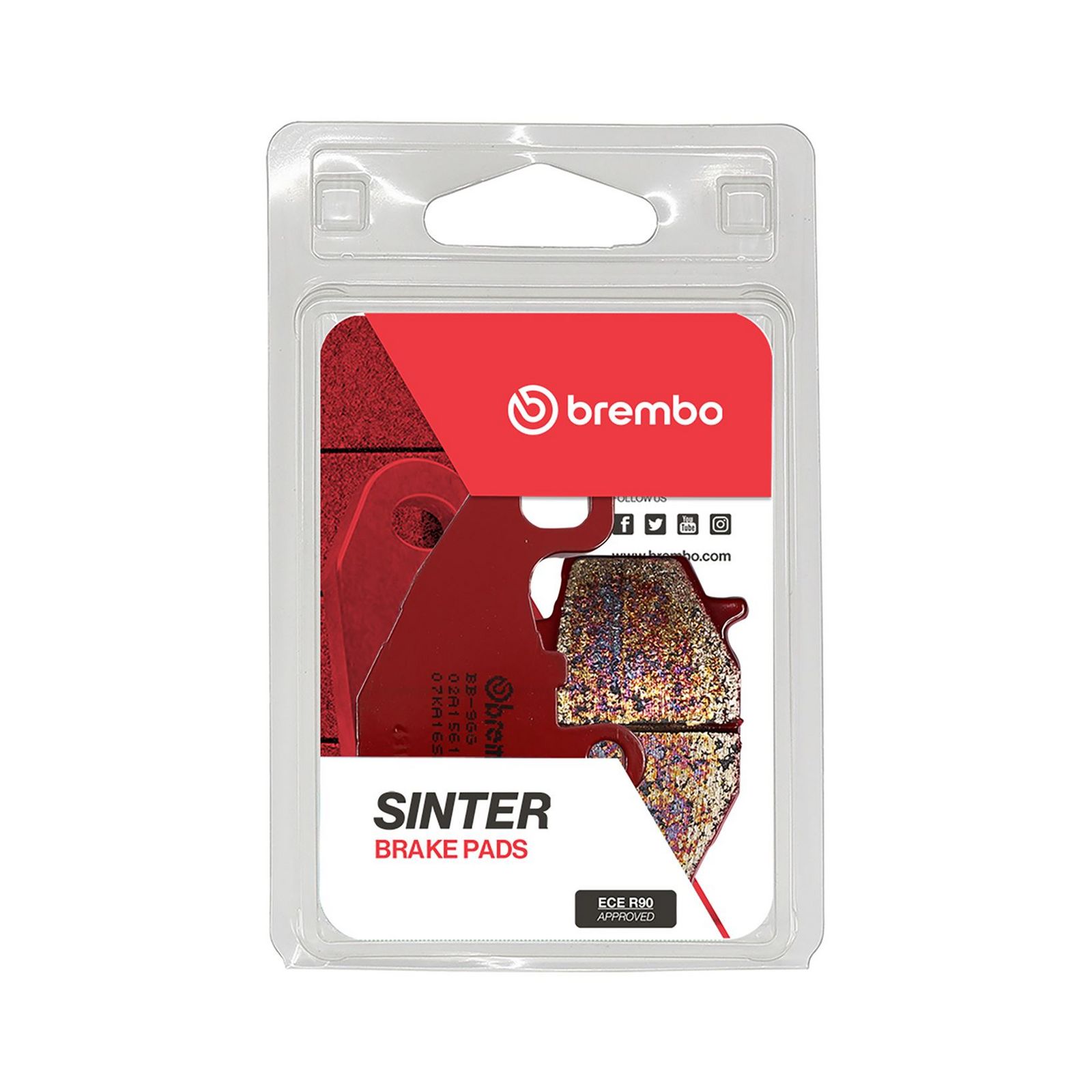 BREMBO 07KA16SP - Bremsbelagsatz, Scheibenbremse