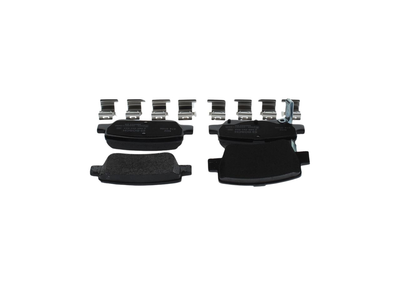 BOSCH 0 986 494 933 - Bremsbelagsatz, Scheibenbremse