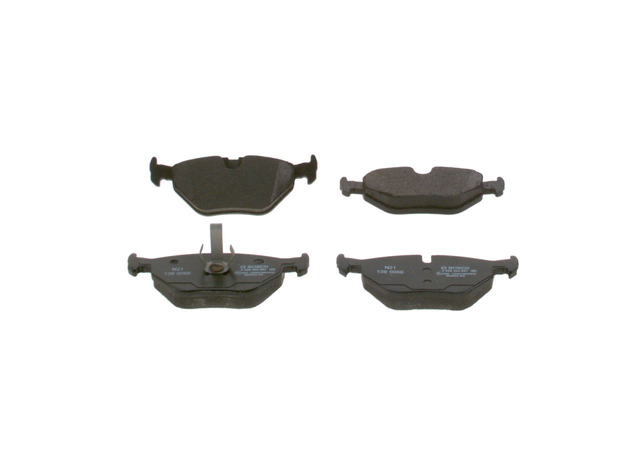 BOSCH 0 986 424 667 - Bremsbelagsatz, Scheibenbremse