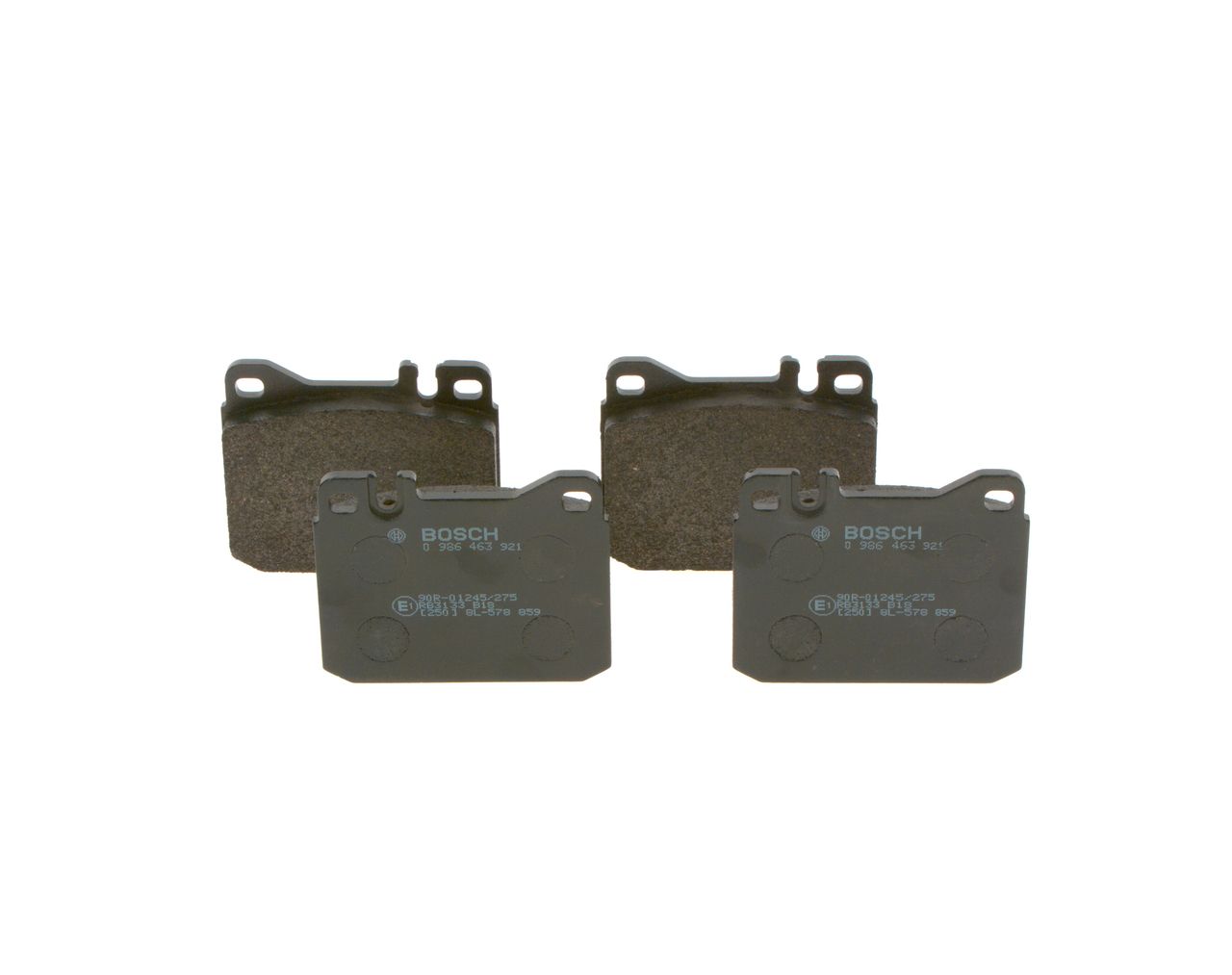BOSCH 0 986 463 921 - Bremsbelagsatz, Scheibenbremse