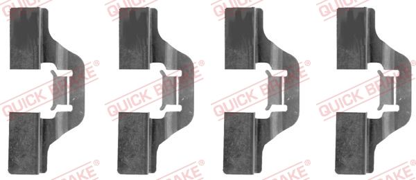 QUICK BRAKE 109-1211 - Zubehörsatz, Scheibenbremsbelag