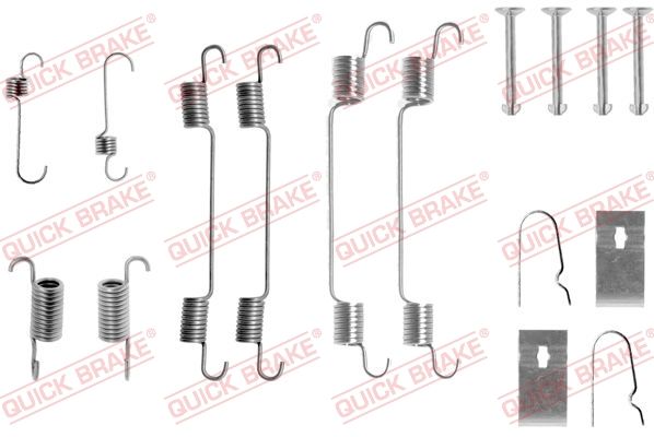 QUICK BRAKE 105-0722 - Zubehörsatz, Bremsbacken