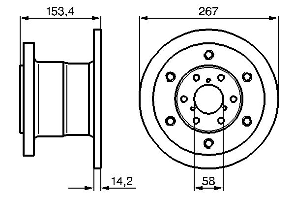 BOSCH 0 986 478 647 - Bremsscheibe