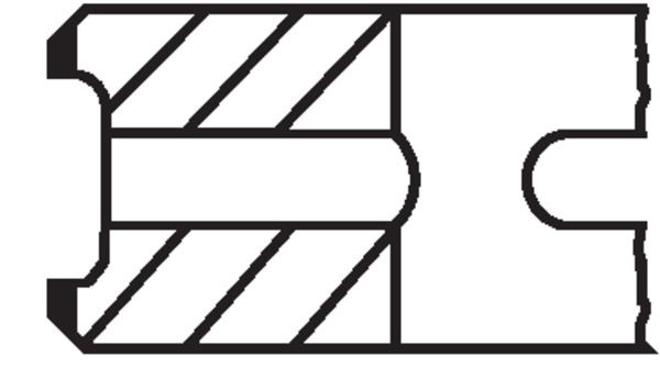 MAHLE 013 19 N0 - Kolbenringsatz