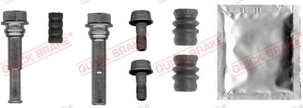 QUICK BRAKE 113-0012X - Führungshülsensatz, Bremssattel