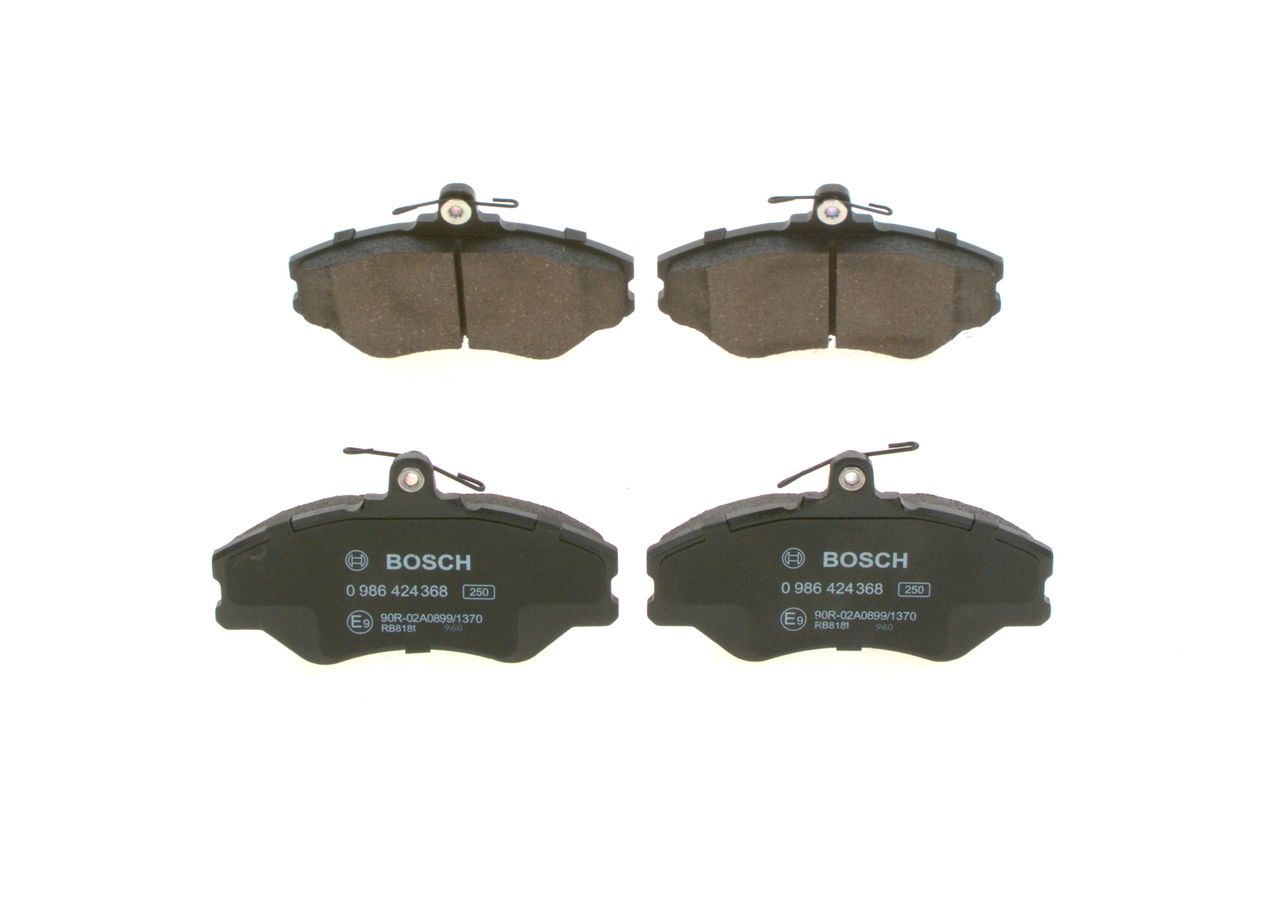 BOSCH 0 986 424 368 - Bremsbelagsatz, Scheibenbremse