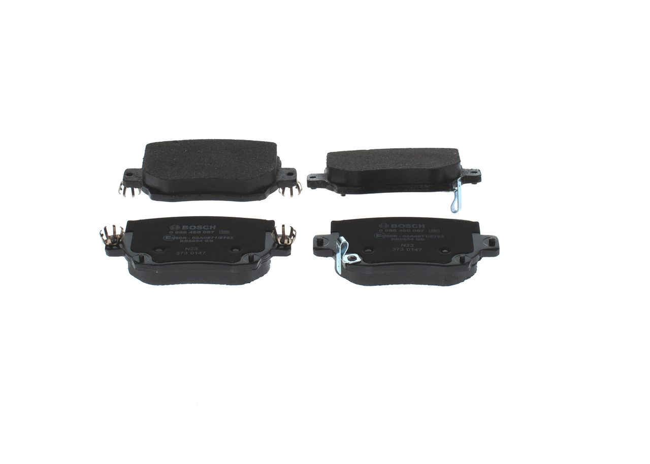 BOSCH 0 986 460 087 - Bremsbelagsatz, Scheibenbremse