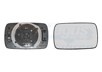 VAN WEZEL 0620838 - Spiegelglas, Außenspiegel