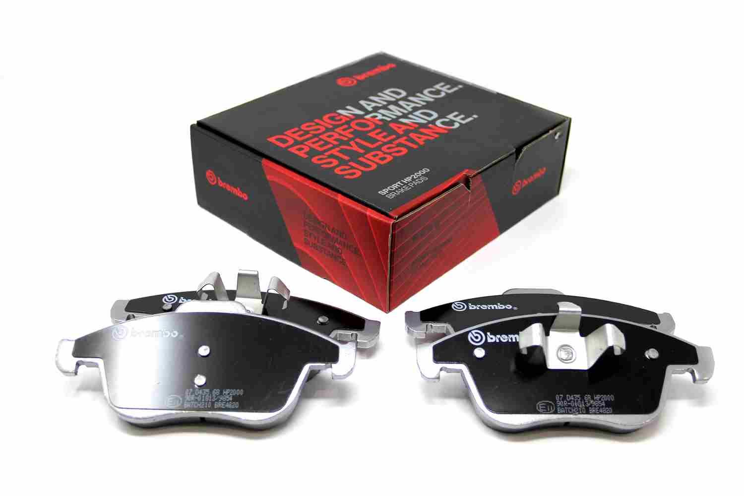 BREMBO 07.D435.68 - Hochleistungs-Bremsbelagsatz