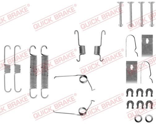 QUICK BRAKE 105-0693 - Zubehörsatz, Bremsbacken