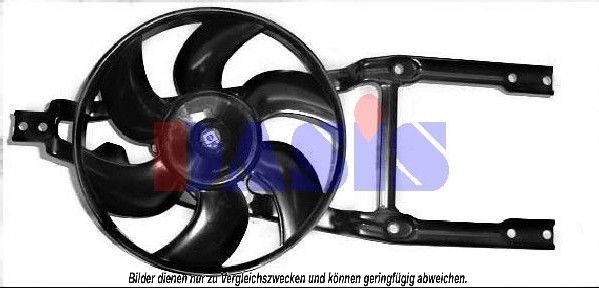 AKS DASIS 088060N - Lüfter, Motorkühlung
