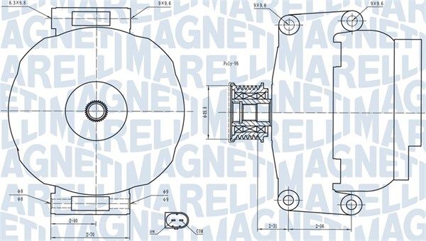 MAGNETI MARELLI 063731840010 - Generator