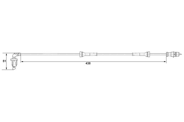 BOSCH 0 265 007 583 - Sensor, Raddrehzahl