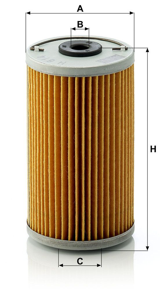 MANN-FILTER H 614 x - Ölfilter
