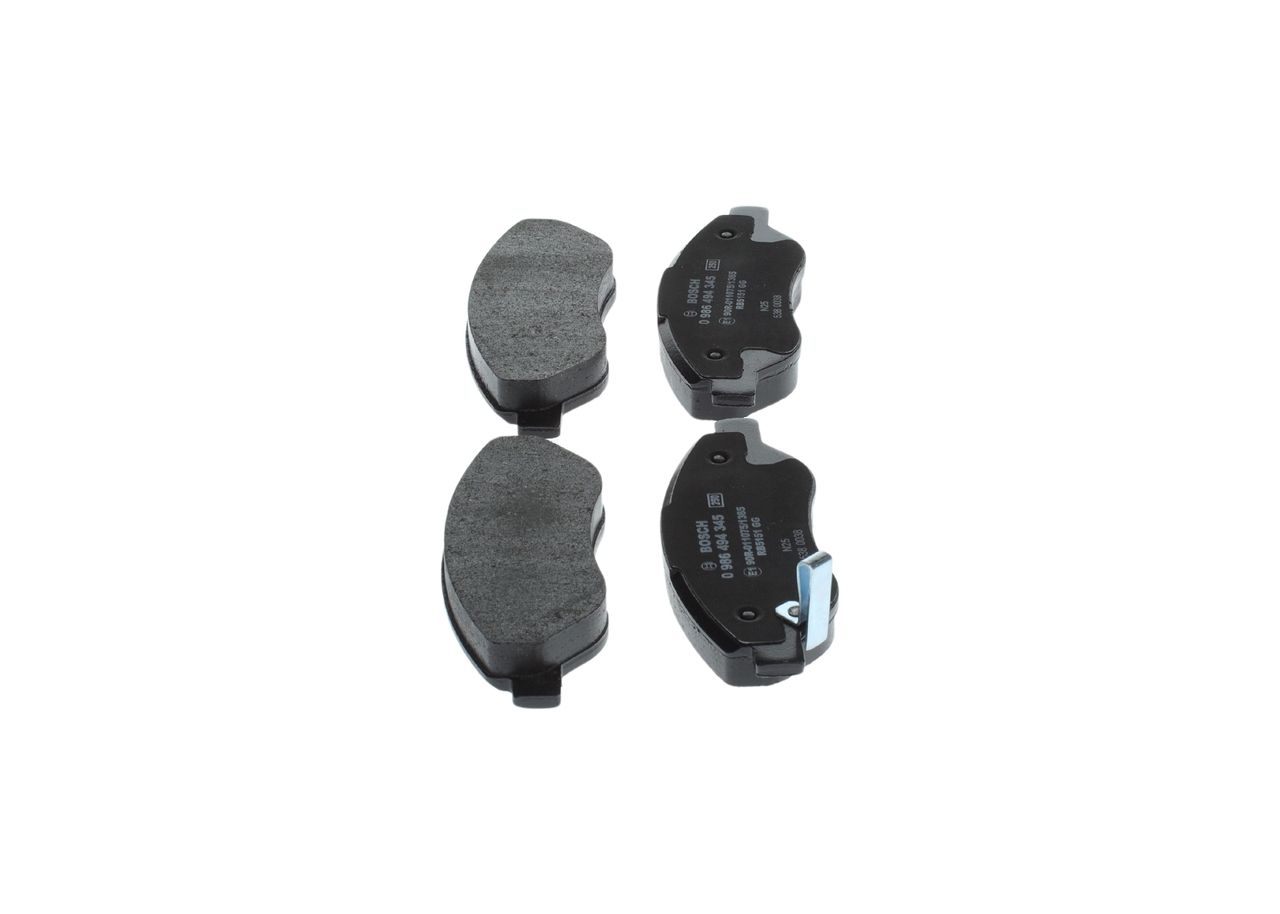 BOSCH 0 986 494 345 - Bremsbelagsatz, Scheibenbremse