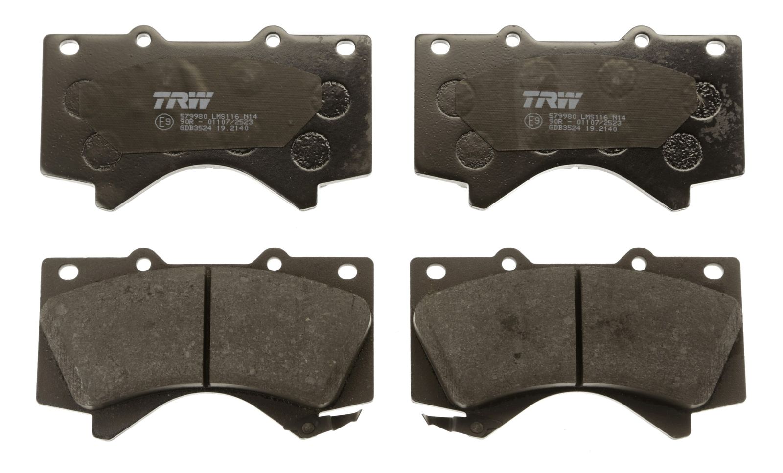 TRW GDB3524 - Bremsbelagsatz, Scheibenbremse