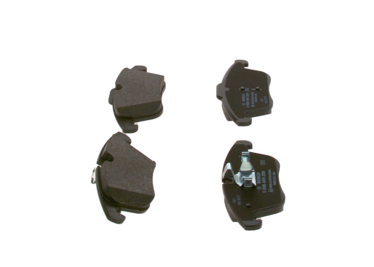 BOSCH 0 986 494 209 - Bremsbelagsatz, Scheibenbremse