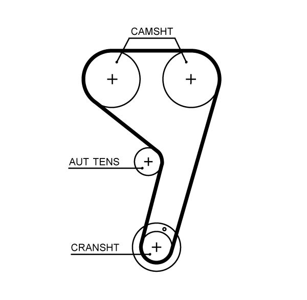 GATES K03T354HOB - Zahnriemensatz