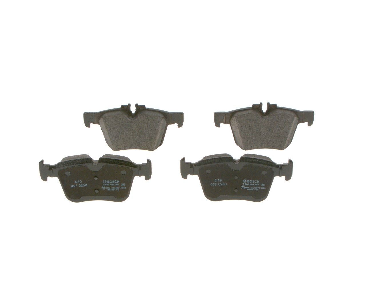 BOSCH 0 986 495 394 - Bremsbelagsatz, Scheibenbremse