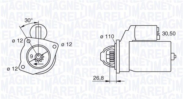 MAGNETI MARELLI 063217154010 - Starter