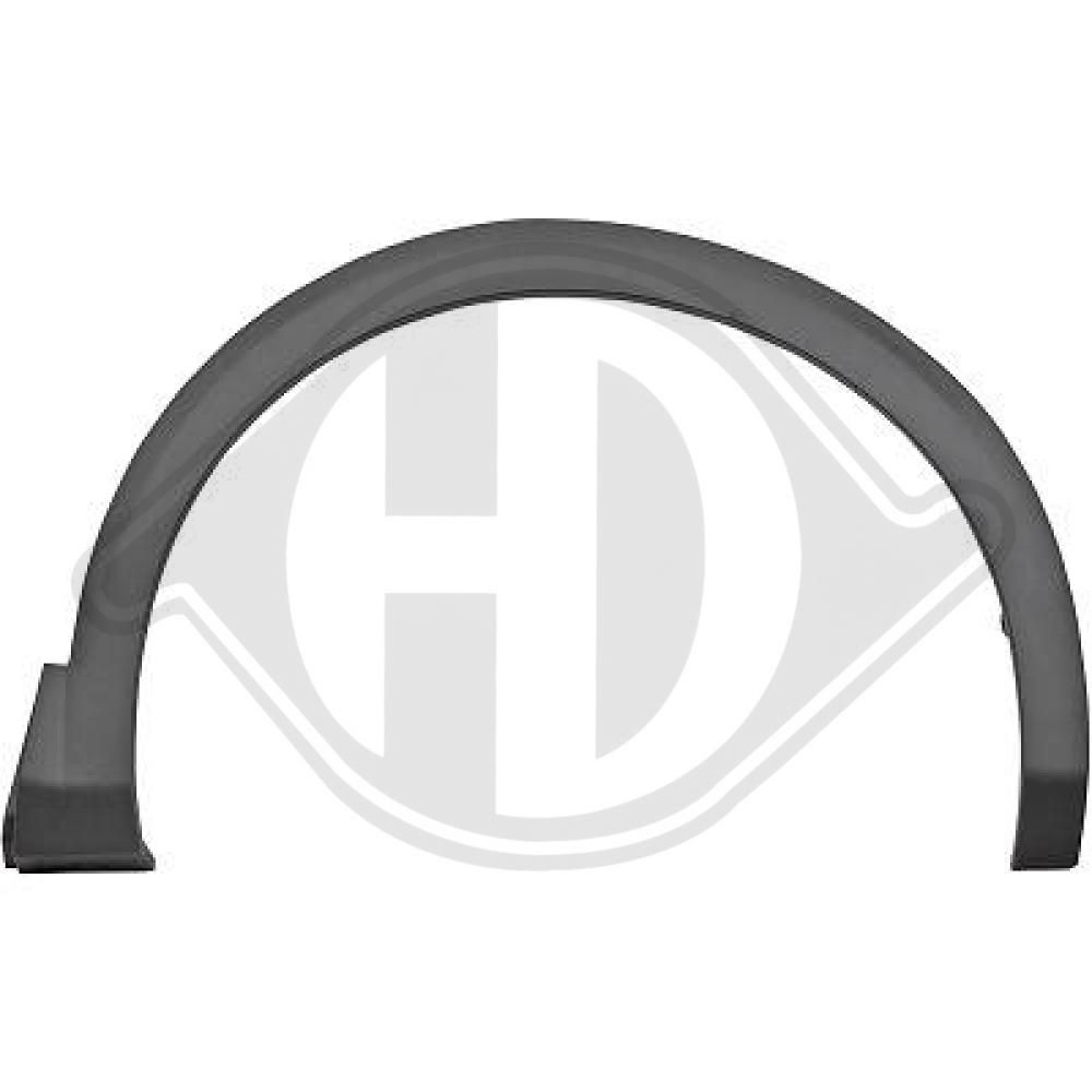 DIEDERICHS 4236462 - Zier-/Schutzleiste, Kotflügel