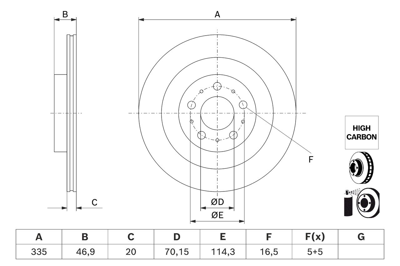 BOSCH 0 986 479 J78 - Bremsscheibe