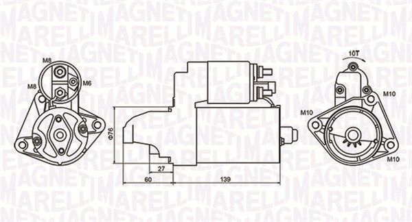 MAGNETI MARELLI 063721050010 - Starter