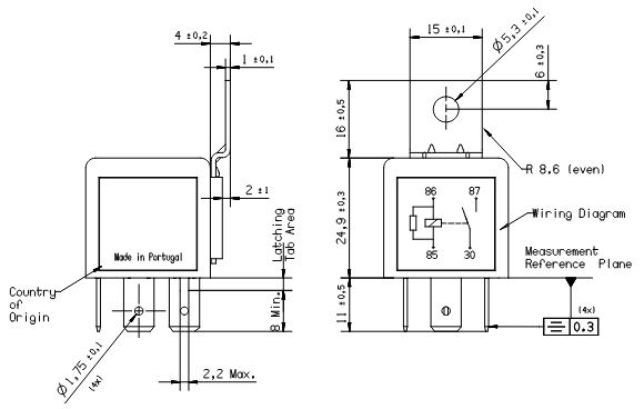 BOSCH 0 986 332 302 - Relais, Kraftstoffpumpe