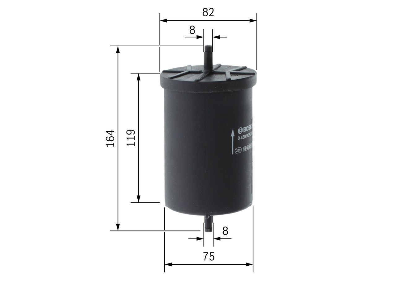 BOSCH 0 450 905 264 - Kraftstofffilter