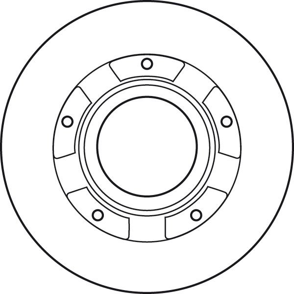 TRW DF4821S - Bremsscheibe