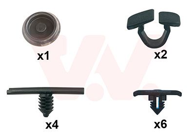 VAN WEZEL 0304797 - Montagesatz, Motorhaube