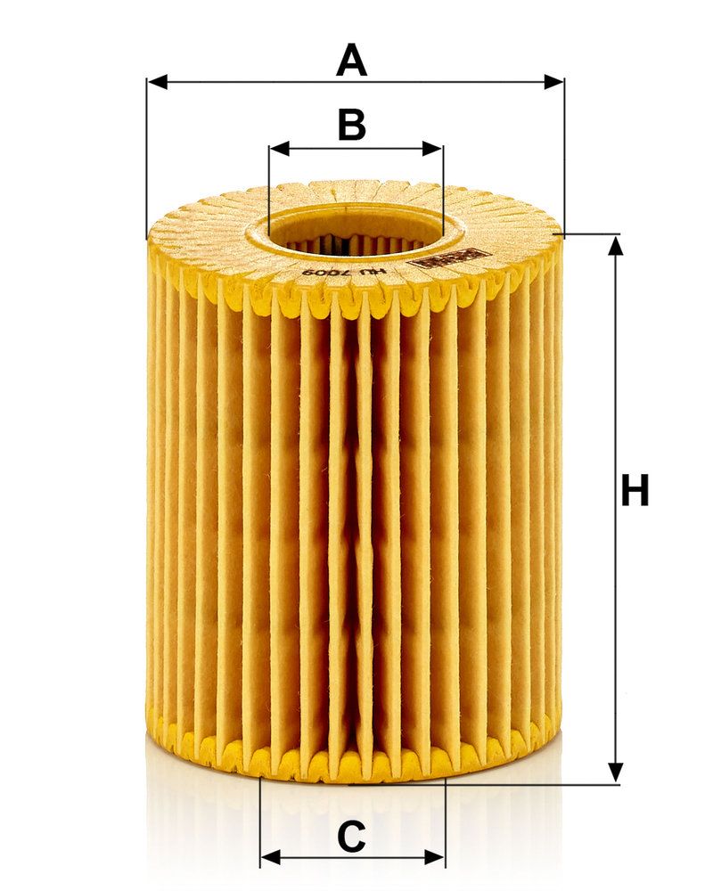 MANN-FILTER HU 7009 z - Ölfilter