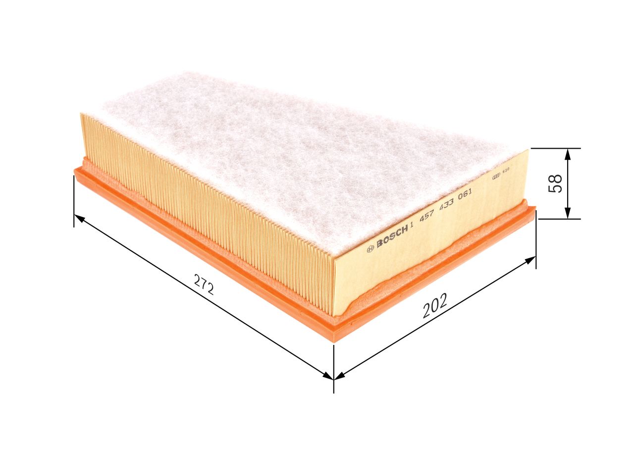 BOSCH 1 457 433 061 - Luftfilter