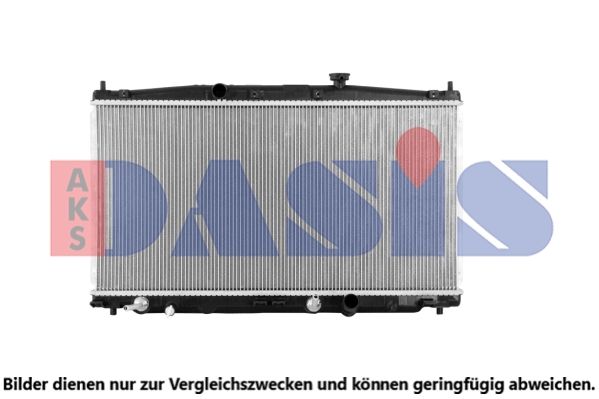 AKS DASIS 010027N - Kühler, Motorkühlung