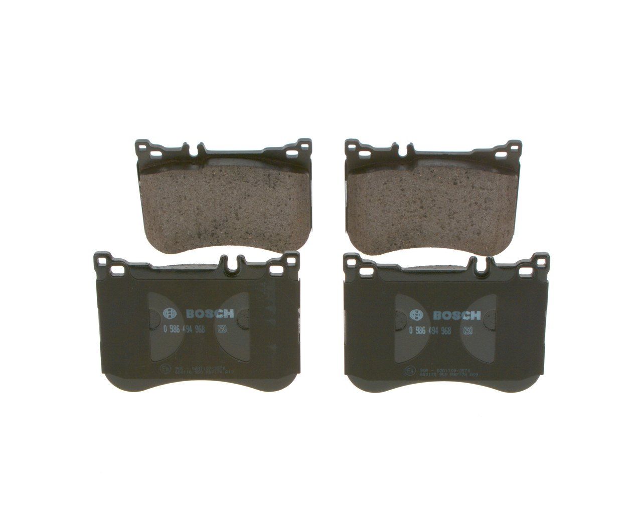 BOSCH 0 986 494 968 - Bremsbelagsatz, Scheibenbremse