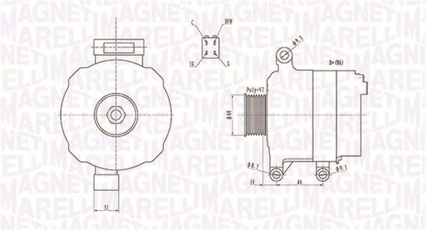 MAGNETI MARELLI 063731728010 - Generator