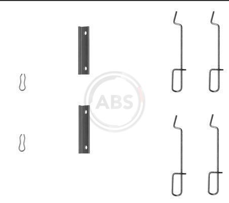 A.B.S. 1125Q - Zubehörsatz, Scheibenbremsbelag