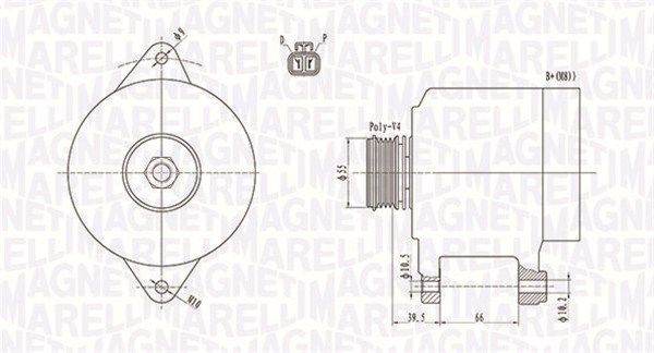 MAGNETI MARELLI 063731409010 - Generator