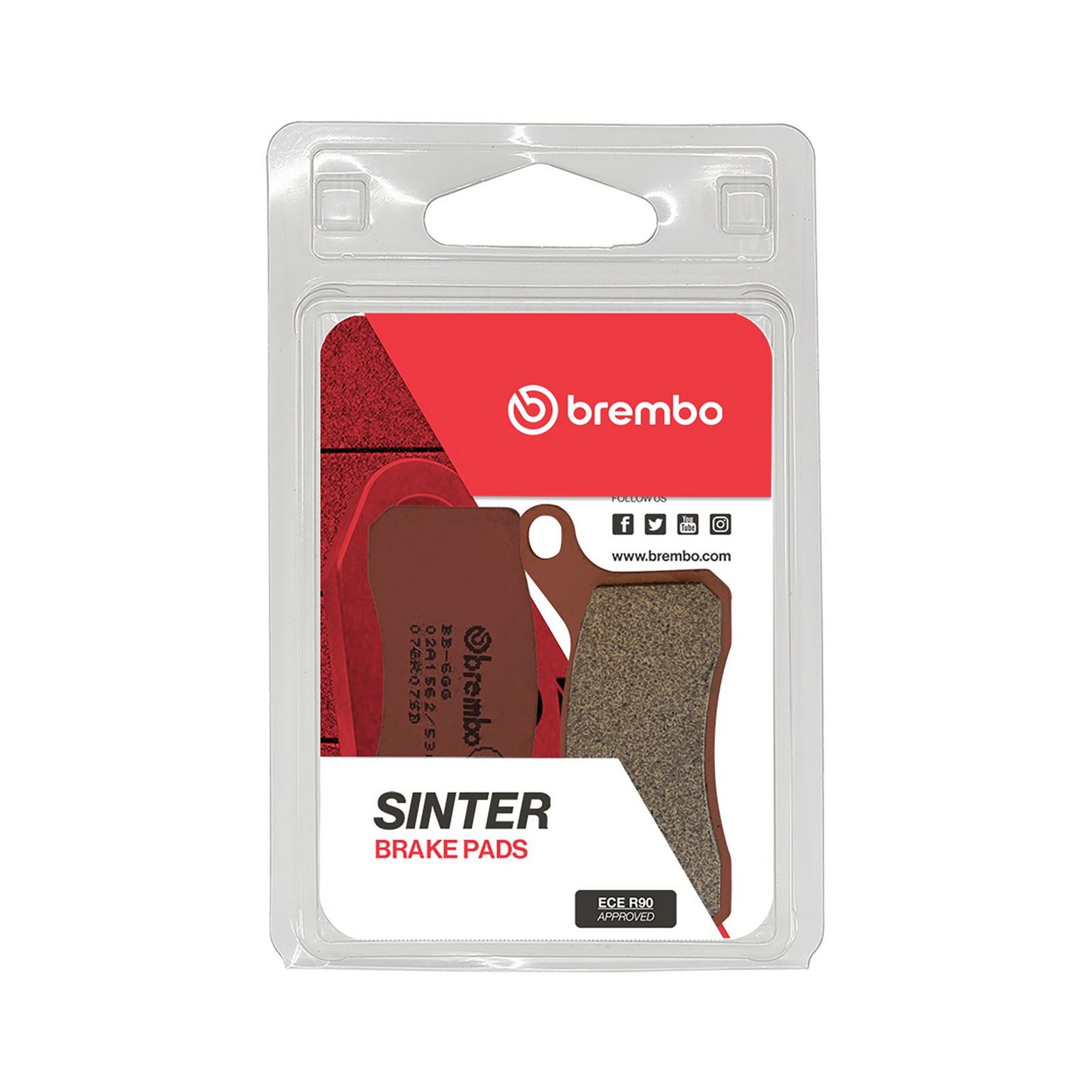 BREMBO 07GR07SD - Bremsbelagsatz, Scheibenbremse